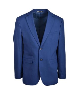 Selected Blue Polyester Wool Blend Jacket