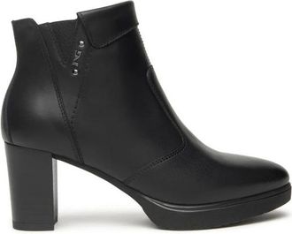 Chaussures Femme Nero Giardini Babies - En Cuir Véritable - Talon Bloc - Made In Italy