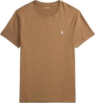 Polo Ralph Lauren T-shirt girocollo Custom Slim Fit - Marrone