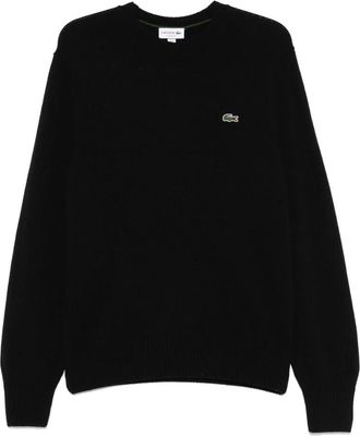 Lacoste 031C Pullover - Heren - Truien - Zwart - Maat: XS Wol