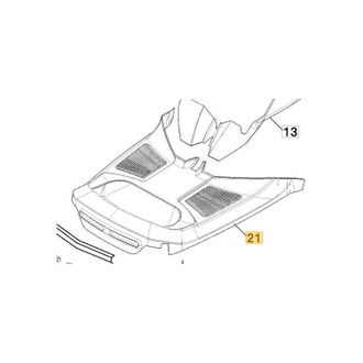 STIGA Sports Plataforma De Pl&aacute;stico Original Stiga Tractor Gyro 700e Gyro 500e 337506606/0