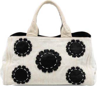 Prada Canvas Canapa Mistolino Tote