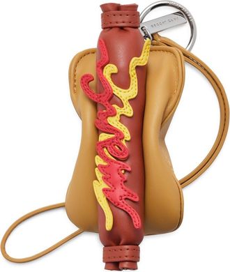 Marc Jacobs Hot Dog Bag Charm in Brown Multi at Nordstrom