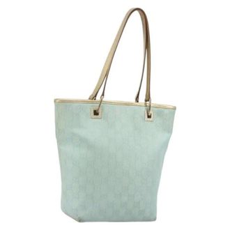 Gucci Pre-owned Vintage GG Canvas Tote - Pre-owned - Mujer - Azul - ONE SIZE