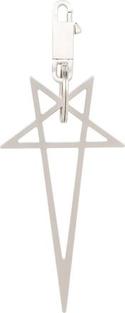 Rick Owens Rick Owens Ss26 Temple Big Pentagram aus palladiumfarbenem Messing