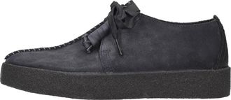 Clarks Trek Cup Su&egrave;de Enkellaarsjes - Heren - Veterschoenen - Blauw - 40 EU - Su&egrave;de - Schoenen