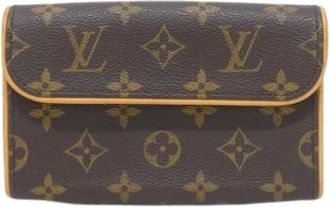 Louis Vuitton Pre-owned Pochette Florentine Monogram Heuptas - Dames - Vintage Heuptassen - Bruin - ONE Size - Vintage