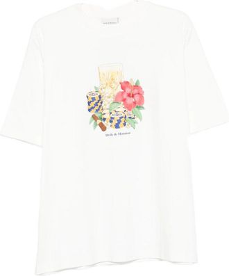 Dr&ocirc;le de Monsieur T-shirt Hibiscus Club