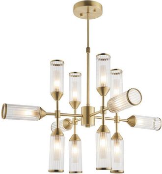 Netlighting TRIESTE Stylish Dimmable Indoor 12 Light Glass Ceiling Pendant