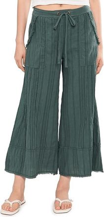 Xcvi Doyen Crop Womens Clothing Hawthorn Leaf : LG (Womens 12-14), Cotton/Spandex