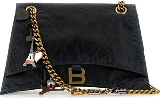 Balenciaga Crush Chain shoulder bag - women - Calf Leather - OS - Black