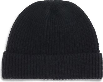 Prada Mens Black Wool Oves Aries Beanie Accessory