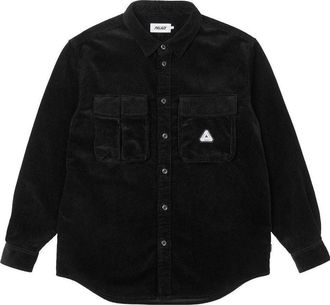 Palace Cargo Cord Shirt Black P23SHT071