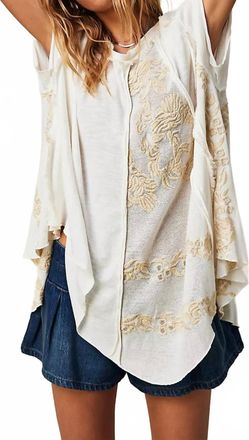 Free People Palermo Tunic In Ecru