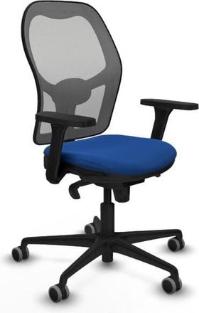 Piqueras y Crespo Piqueras Y Crespo - Jorquera sincro malla gris similpiel azul brazos 3D base nailon ruedas 65mm engomada