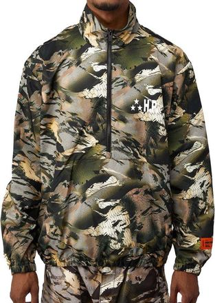Heron Preston Mens Bicolor Polyamide Shell Jacket Clothing
