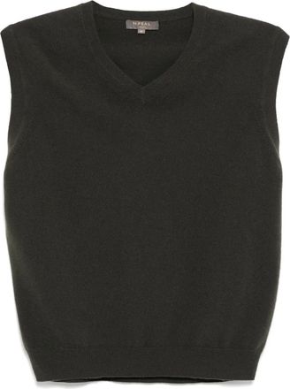 N.Peal Gilet Westminster Slipover - Verde