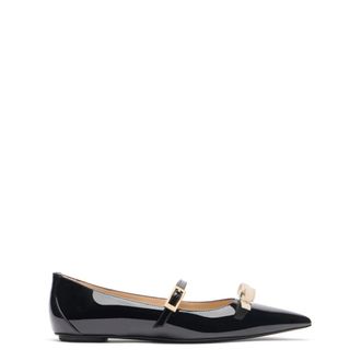 Stuart Weitzman Ballerinas, female, Black, Size: 8 1/2 US Stuart Felicity Mary Jane Flat