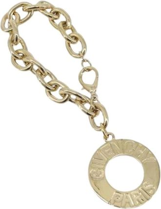 Givenchy Pre-owned Sleutelhanger - Dames - Vintage Accessoires - Geel - ONE Size - Vintage