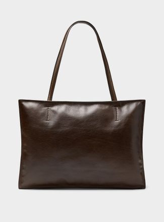 Maeden Womens Yumi soft leather tote bag