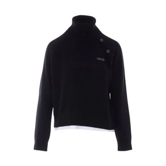 Liu Jo Wf 6369 Turtleneck - Dames - Coltruien - Zwart - L - Truien & Vesten