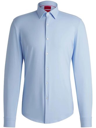 HUGO BOSS poplin shirt - Blue