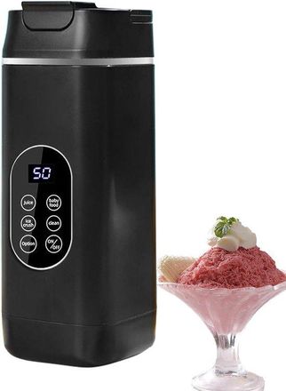 OEM Batidora Port&aacute;til Inal&aacute;mbrica Negra Con Pantalla Digital, 4 Funciones Y Limpieza Autom&aacute;tica: Ideal Para Batidos, Hielo Y Comida Para Beb&eacute;s