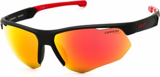 Carrera Red Rectangular Mens Sunglasses CARDUC 044/S 0003/UZ 69
