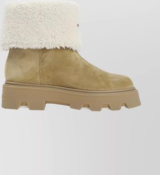 Moncler leather ankle boots