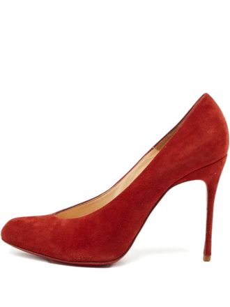 Christian Louboutin Su&egrave;de pumps - Rood