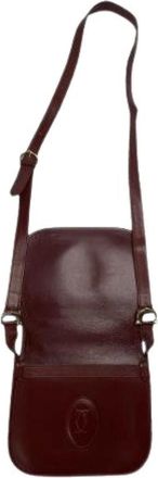 Cartier Pre-owned Cross Body Bags, female, Red, Size: ONE SIZE Pre-owned Vintage Crossbody Bag