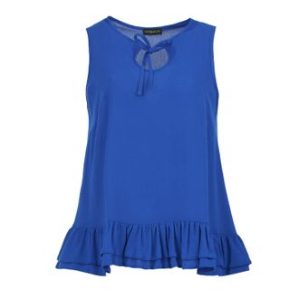 Móveis Conquista Saffier Elegantie Crepe Ruffle Top