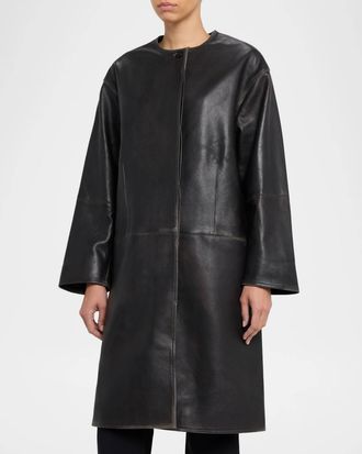 SIMKHAI Womens Autumn Long Jacket In Black