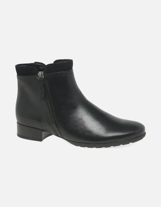 Gabor Womens Briano Womens Ankle Boots - Black - Size: 2.5