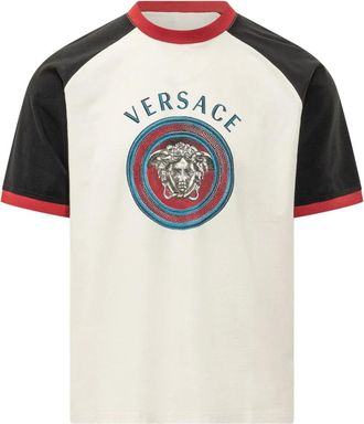 Versace Hombre, Camisetas, Beige, Talla: XL
