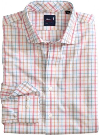 Johnnie-O Mens Maarten Sport Shirt In Cinnamon