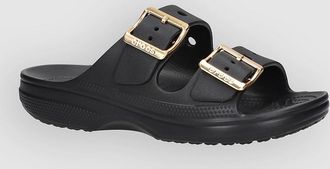 Crocs Metallic Buckle Clog schwarz