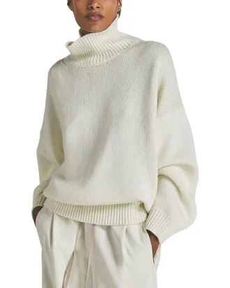 Reiss Brook Funnel Neck Wool & Cashmere-Blend Sweater