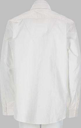 Burberry Check-Trimmed Cotton Shirt - White