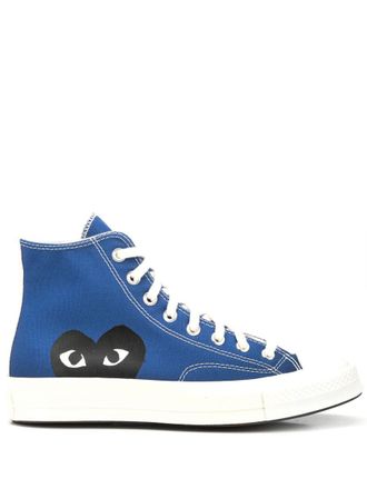 Comme Des Gar&ccedil;ons Blue High-top Sneakers