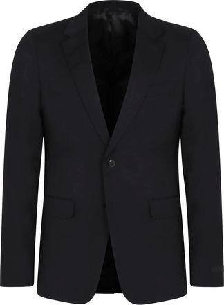 Prada Jassen, Heren, Zwart, L, Wol, Complete tweedelige set in wol