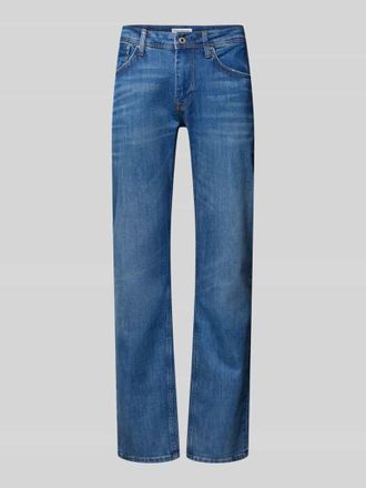 Pepe Jeans London Regular Fit Jeans im 5-Pocket-Design Modell Cash in Blau, Gr&ouml;&szlig;e 32/32