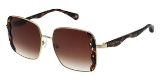 Christian Lacroix CL9037 002 Womens Sunglasses Gold Size 58