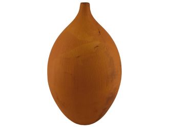 Schubiger M&ouml;bel Vase Keramik, Braun H: 44 cm