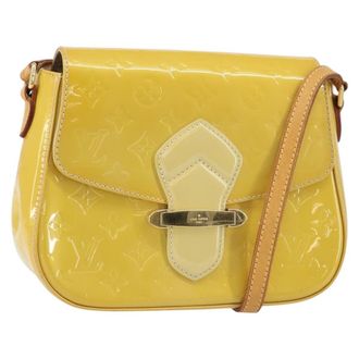 Louis Vuitton Bellflower Monogram Vernis Brown Patent_Leather Handbag (Pre-Owned)