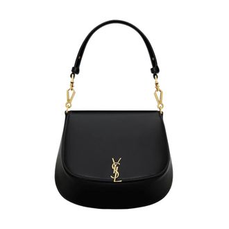 Saint Laurent Handbags, female, Black, Size: ONE SIZE Voltaire Mini Handbag