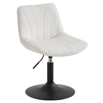 Vasagle Vasagle Sgabello Da Trucco, Schienale, Sedia Da Toeletta Regolabile In Altezza, Girevole A 360&deg;, Camera Da Letto Sala Da Pranzo Postazione Trucco, Tes