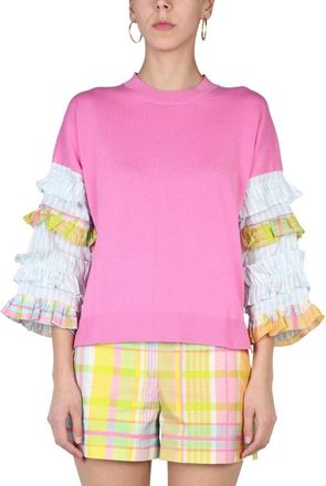 Moschino Ruffles Jersey Sweater