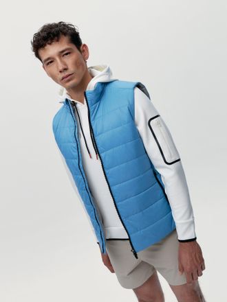 Born Living Yoga Vest Maine Celandon Blue/Fungi