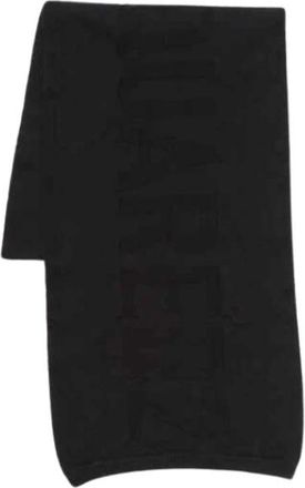 Dsquared2 Wool Logo Scarf - unisex - Wintersjaals - Zwart - ONE Size - Wol - Accessoires